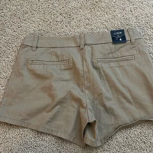 NWT J Crew Khaki Shorts Size 4